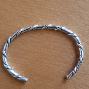 Sterling silver cuff